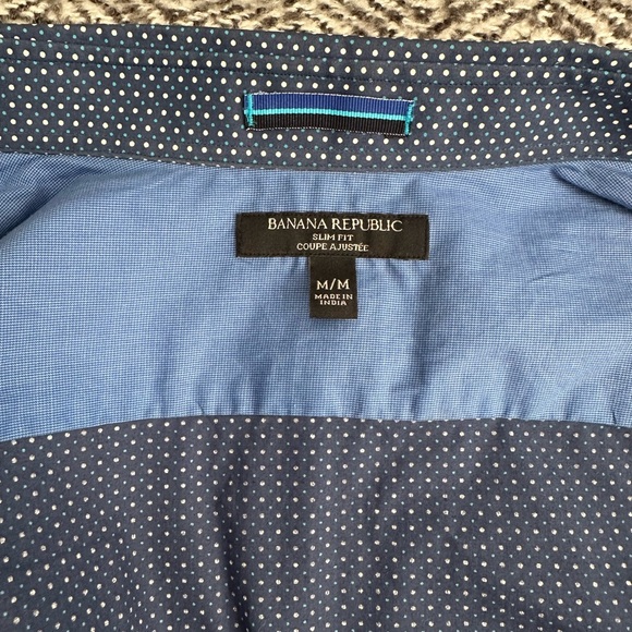 Banana Republic Men’s Shirt Slim Fit, Size M - Picture 6 of 13